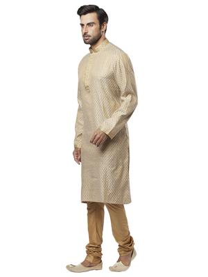 beige printed long kurta - 17766603 - Standard Image - 2