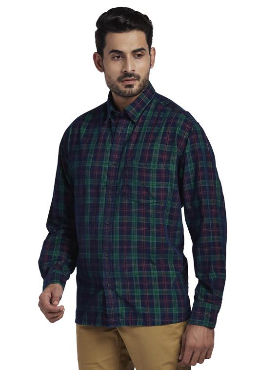 green checkered casual shirt - 17766660 - Zoom Image - 2