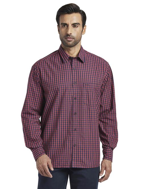 red checkered casual shirt - 17766664 - Standard Image - 1