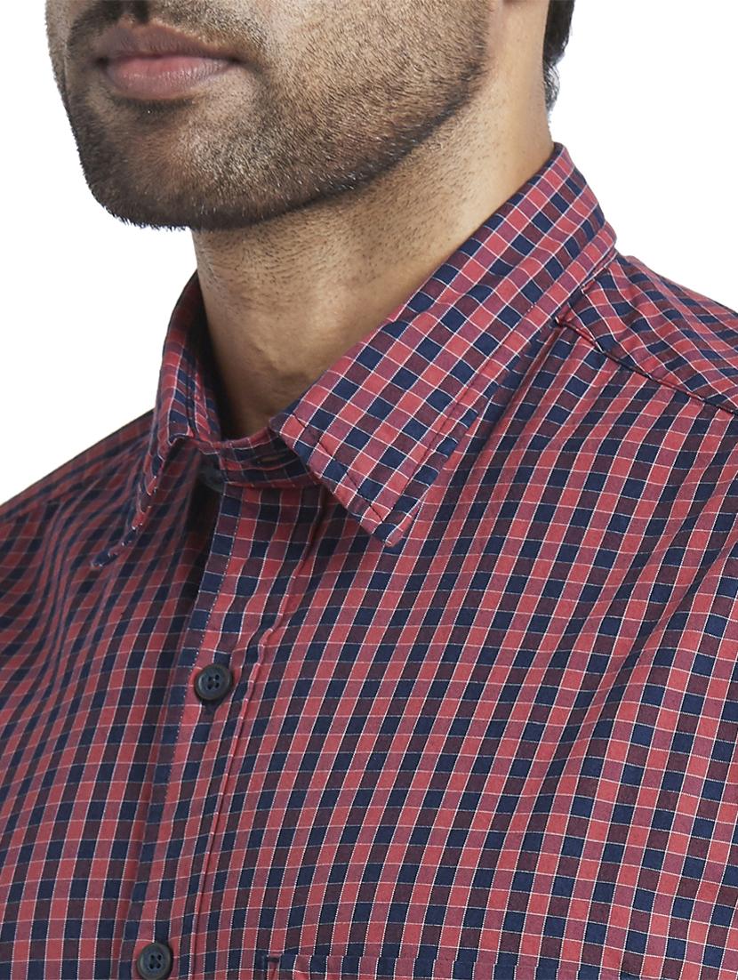 red checkered casual shirt - 17766664 - Zoom Image - 5