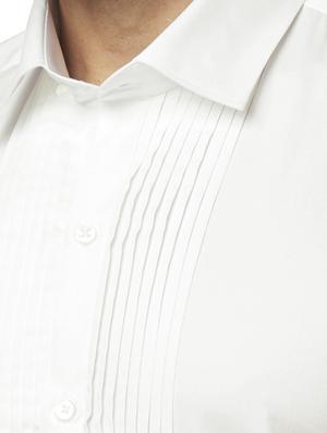 white solid formal shirt - 17766671 - Standard Image - 5