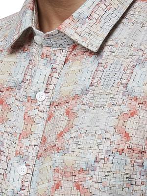 multi colored printed formal shirt - 17766693 - Standard Image - 5