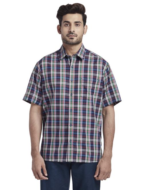 multi colored checkered casual shirt - 17766699 - Standard Image - 1