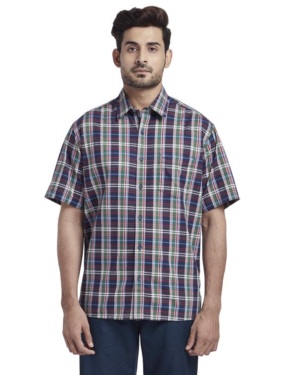 multi colored checkered casual shirt - 17766699 - Zoom Image - 1