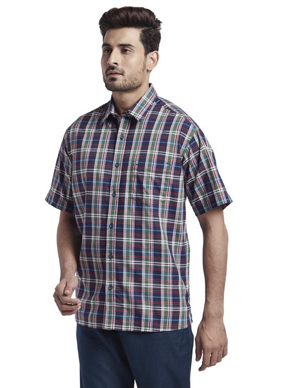 multi colored checkered casual shirt - 17766699 - Zoom Image - 2