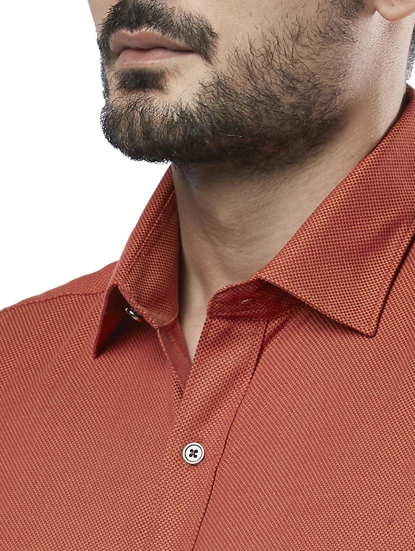 rust self design formal shirt - 17766703 - Zoom Image - 5