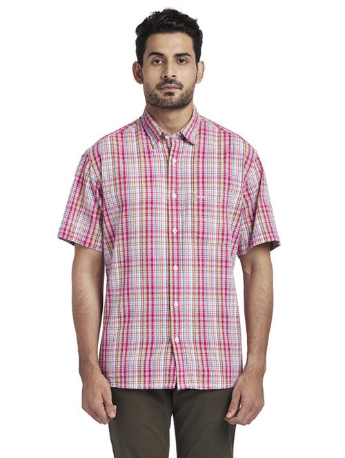 multi colored checkered casual shirt - 17766704 - Very Small Image - 1
