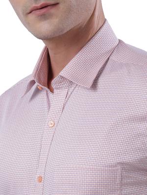 orange checkered formal shirt - 17766717 - Standard Image - 5