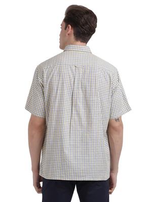 yellow checkered casual shirt - 17766718 - Standard Image - 3