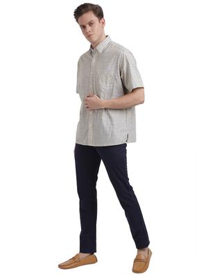 yellow checkered casual shirt - 17766718 - Standard Image - 4