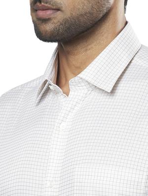 white checkered formal shirt - 17766719 - Standard Image - 5