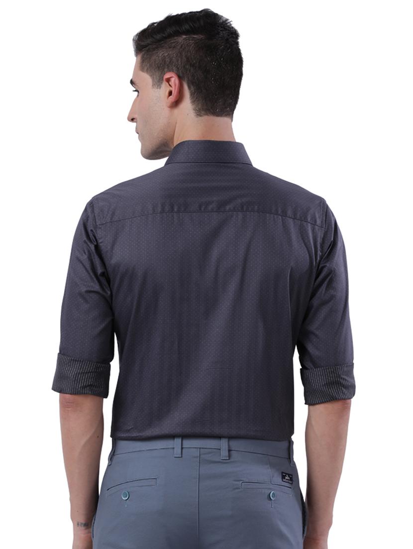 grey printed formal shirt - 17766731 - Zoom Image - 3