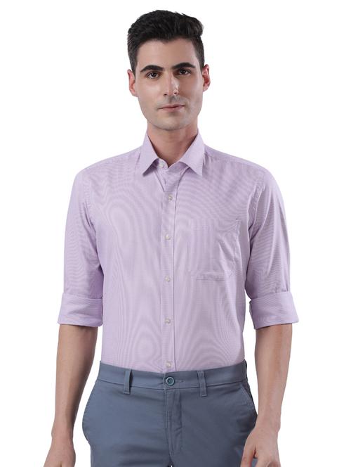 purple self design formal shirt - 17766736 - Standard Image - 1