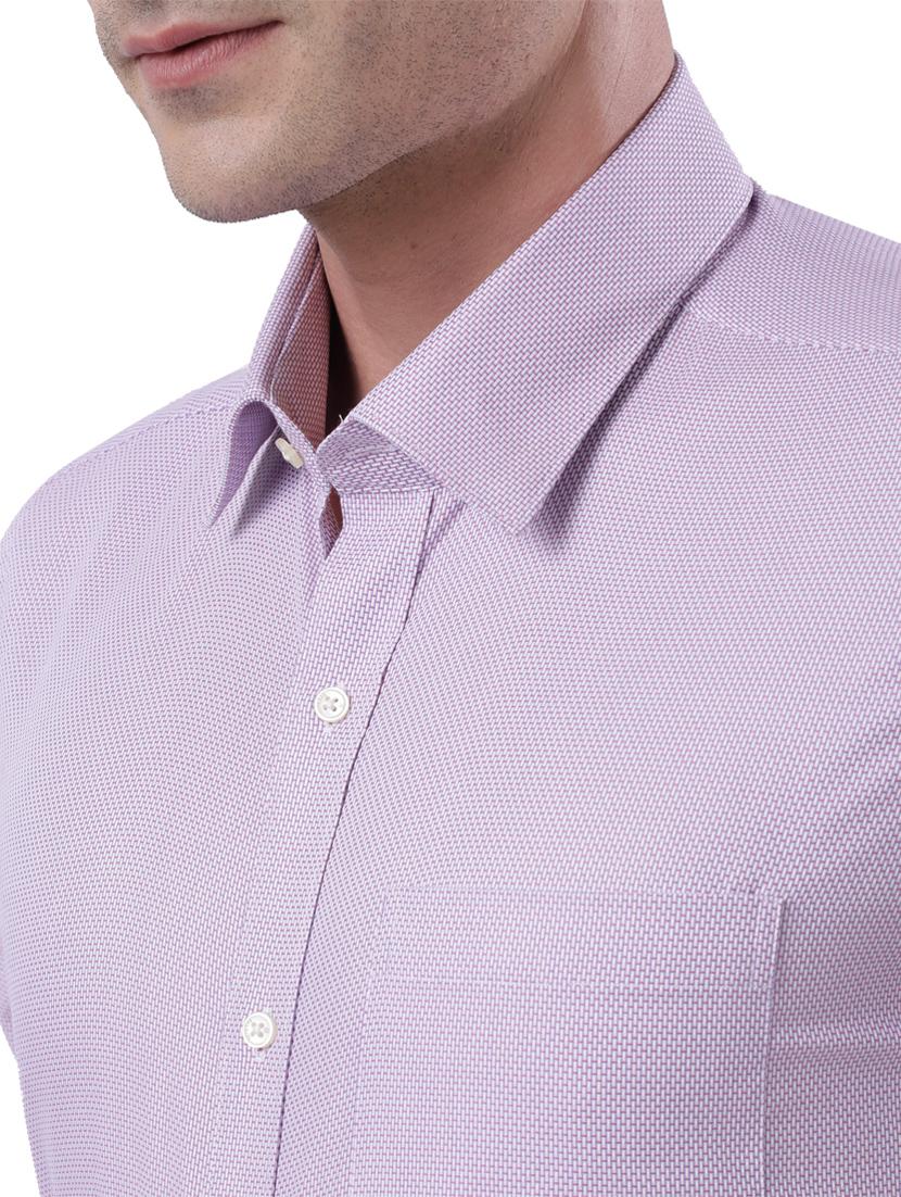 purple self design formal shirt - 17766736 - Zoom Image - 5