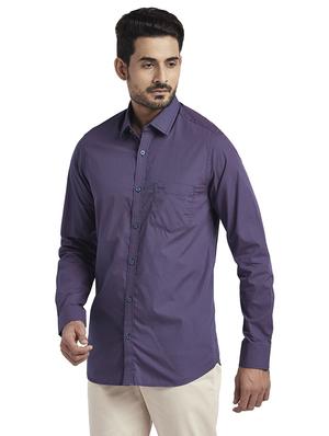 blue printed casual shirt - 17766751 - Standard Image - 2