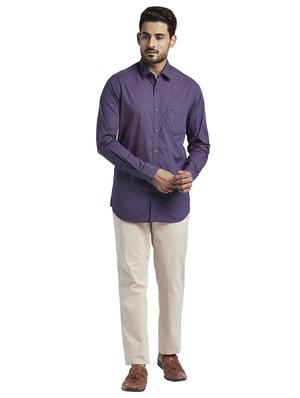 blue printed casual shirt - 17766751 - Standard Image - 4