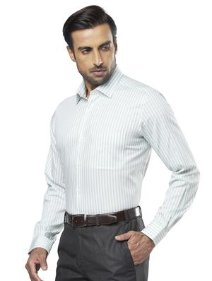 green striped formal shirt - 17766759 - Standard Image - 2