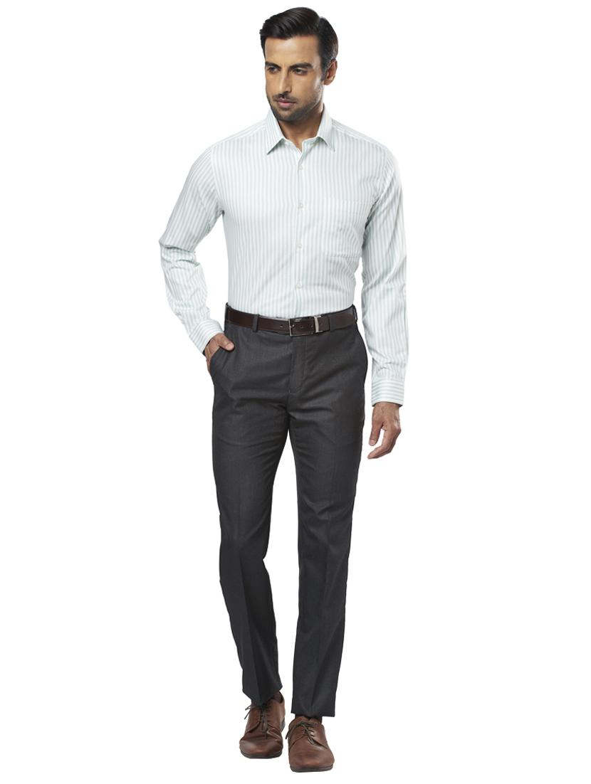 green striped formal shirt - 17766759 - Zoom Image - 4