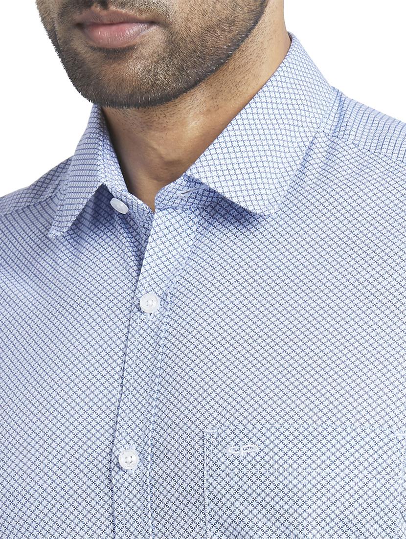 blue printed casual shirt - 17766761 - Zoom Image - 5