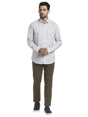 grey printed casual shirt - 17766765 - Standard Image - 4