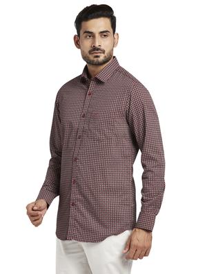 red printed casual shirt - 17766774 - Standard Image - 2