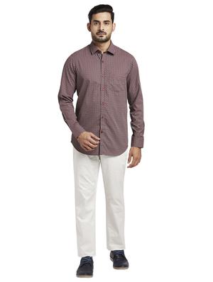 red printed casual shirt - 17766774 - Standard Image - 4