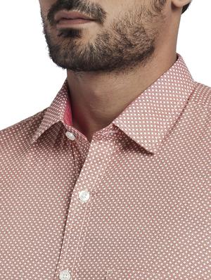 orange printed casual shirt - 17766797 - Standard Image - 5