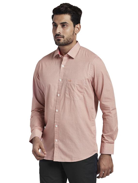 orange printed casual shirt - 17766797 - Zoom Image - 2
