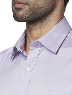 purple solid formal shirt - 17766805 - Standard Image - 5