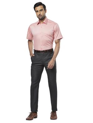 peach self design formal shirt - 17766813 - Standard Image - 4