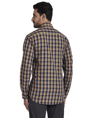 yellow checkered casual shirt - 17766832 - Standard Image - 3