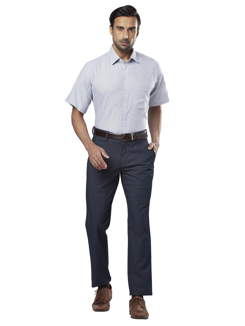 blue printed formal shirt - 17766834 - Zoom Image - 4