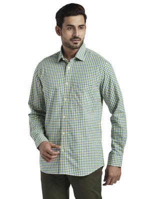 green checkered casual shirt - 17766853 - Standard Image - 2