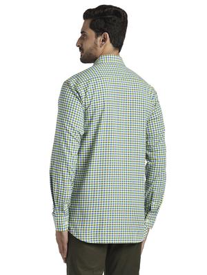 green checkered casual shirt - 17766853 - Standard Image - 3