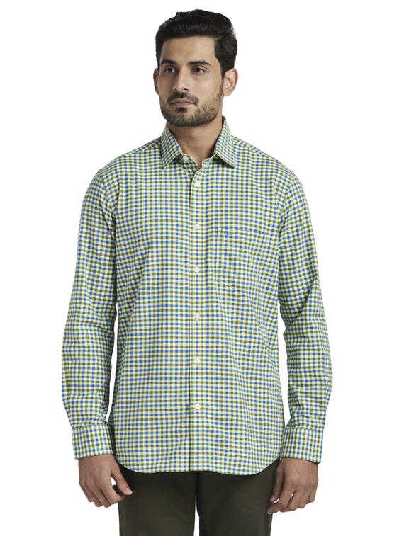green checkered casual shirt - 17766853 - Zoom Image - 1