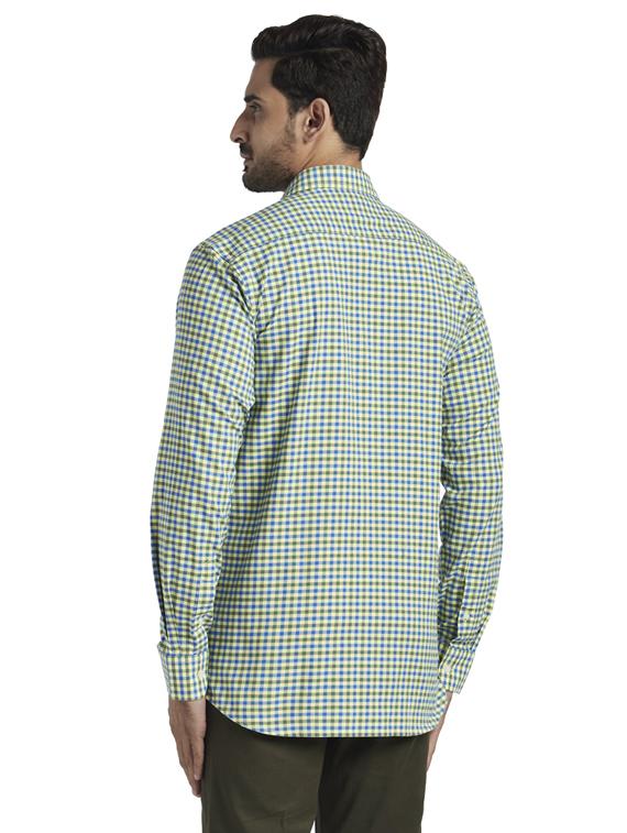 green checkered casual shirt - 17766853 - Zoom Image - 3