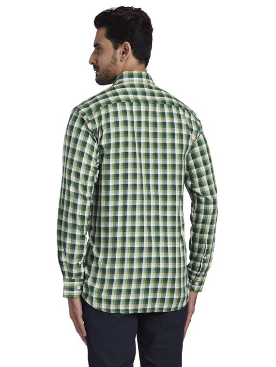 green checkered casual shirt - 17766865 - Zoom Image - 3