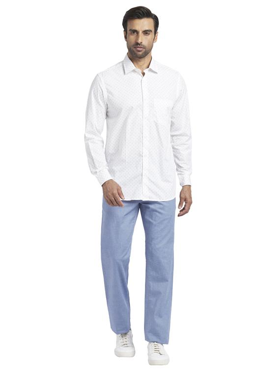 white printed casual shirt - 17766906 - Zoom Image - 4