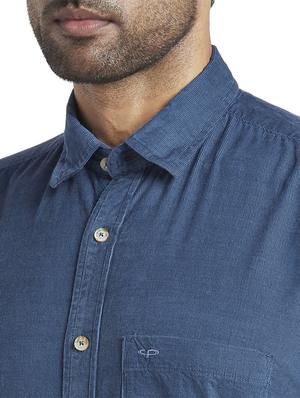 blue striped casual shirt - 17766919 - Standard Image - 5