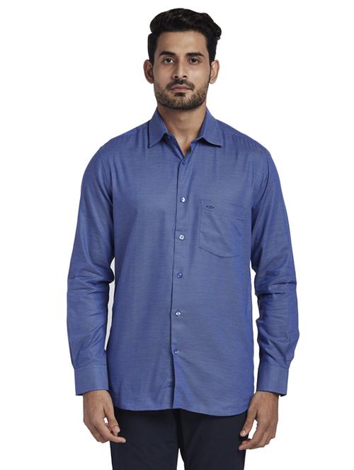 blue checkered casual shirt - 17766952 - Standard Image - 1