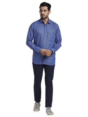 blue checkered casual shirt - 17766952 - Standard Image - 4