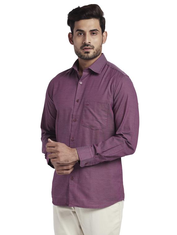 maroon printed casual shirt - 17766954 - Zoom Image - 2