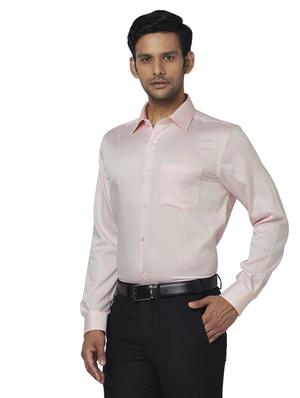 pink solid formal shirt - 17766968 - Standard Image - 2