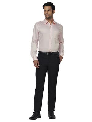 pink solid formal shirt - 17766968 - Standard Image - 4