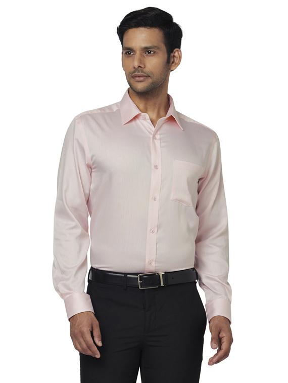 pink solid formal shirt - 17766968 - Zoom Image - 1