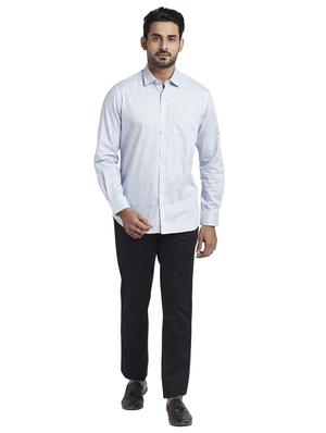 blue printed casual shirt - 17766971 - Standard Image - 4