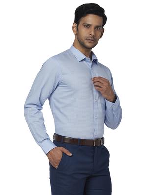 blue checkered formal shirt - 17766981 - Standard Image - 2