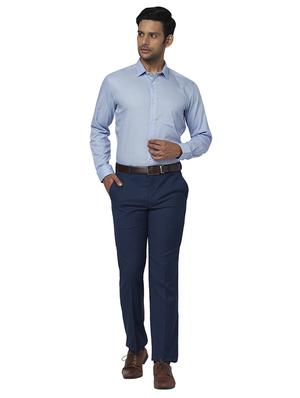 blue checkered formal shirt - 17766981 - Standard Image - 4