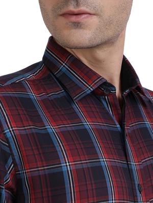 black checkered casual shirt - 17767008 - Standard Image - 5