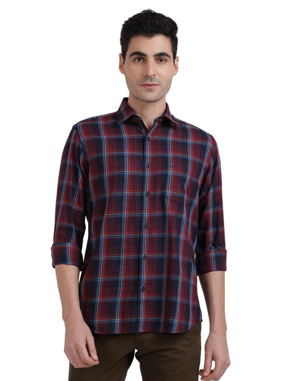 black checkered casual shirt - 17767008 - Zoom Image - 1